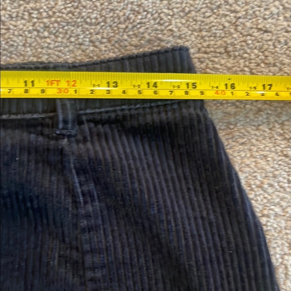 Forever 21 Black Corduroy A-line Mini Skirt Work - Picture 4 of 5